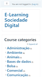 Mobile Screenshot of elearning.sociedadedigital.org